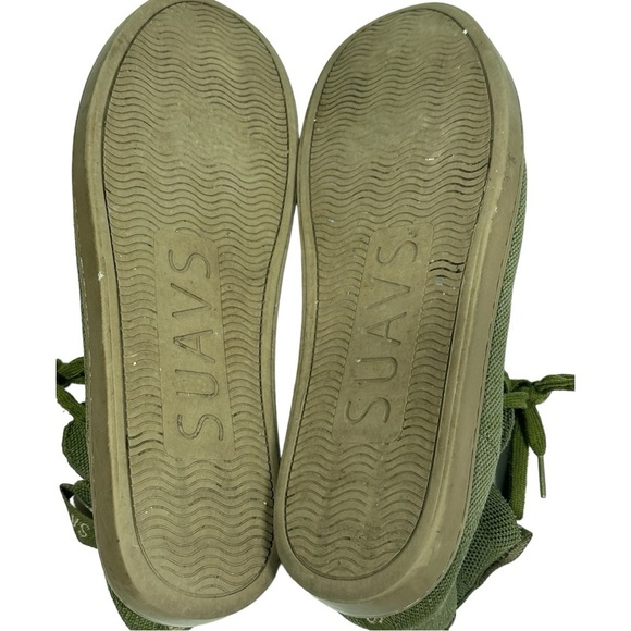 Suavs Shoes Men's US 14 EU 47 The Legacy High Top Sneaker Olive Green Lace-Up - Picture 10 of 11